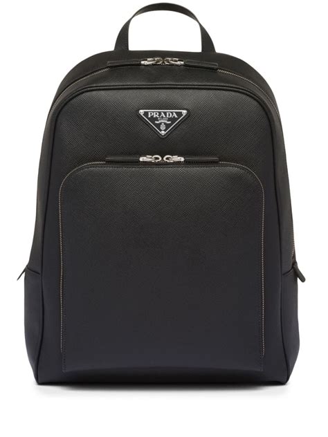 prada saffiano backpack white|farfetch prada bags.